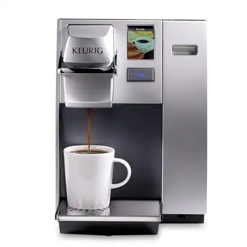 Keurig K155 Office Pro Single Cup Commercial K-Cup Pod Coffee Maker, Silver