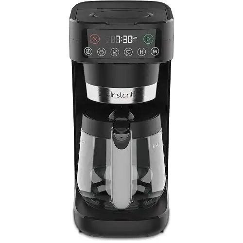 Instant Infusion Brew Plus 12 Cup Drip Coffee Maker, From The Makers of Instant Pot, with Adjustable Brew Strength, Removable Water Reservoir, and Warming Plate with 3 Temperature Settings, Black